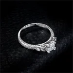Vintage 925 Sterling Silver Celtic Promise Ring - Image 3