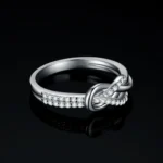 Infinity Love Knot Gemstone Ring for Women - Image 2