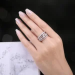 Women's Sterling Silver 1ct CZ Rings - Image 3