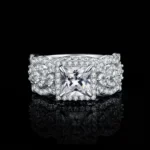 Elegant 3-Piece 925 Sterling Silver Ring Set for Women - Image 2